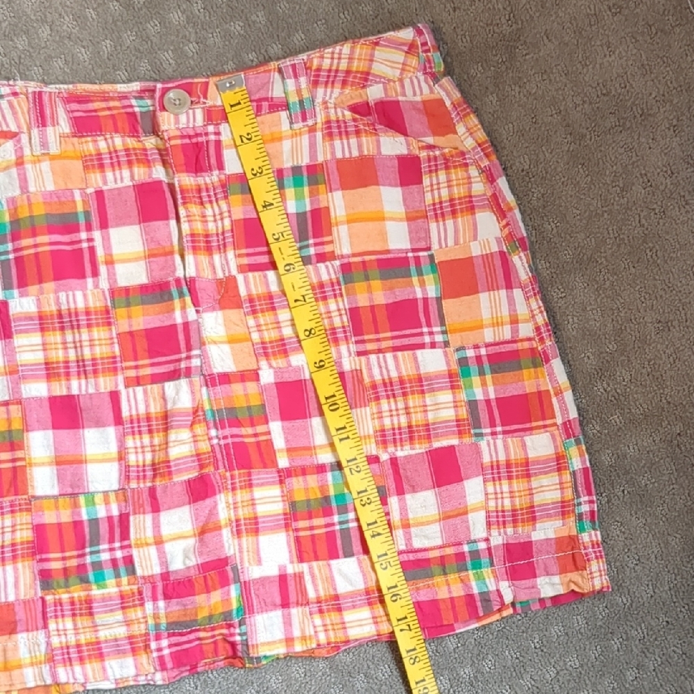 Plaid Multicolor Women's Skort - Picture 8 of 8